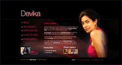 Desktop Screenshot of devikasmusic.com
