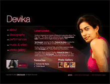 Tablet Screenshot of devikasmusic.com